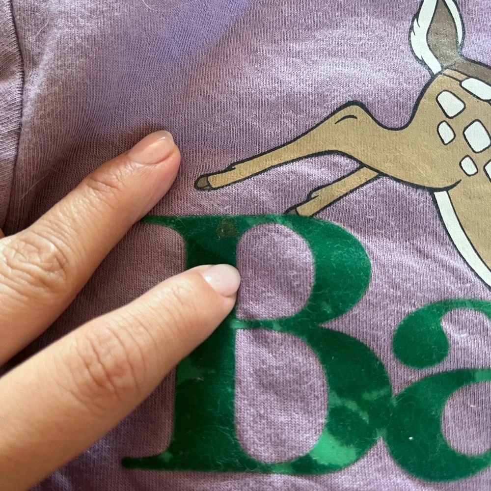 GAP Lavender Bambi Long Sleeve Tee
